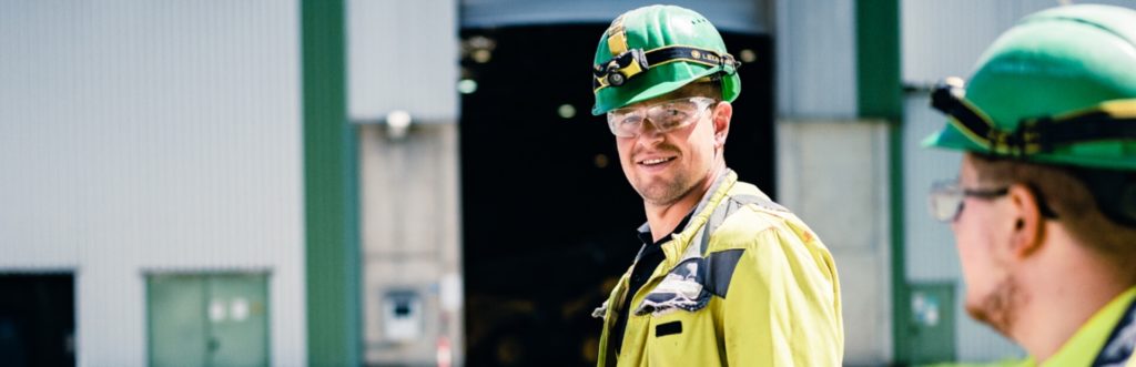 Man wearing PPE
