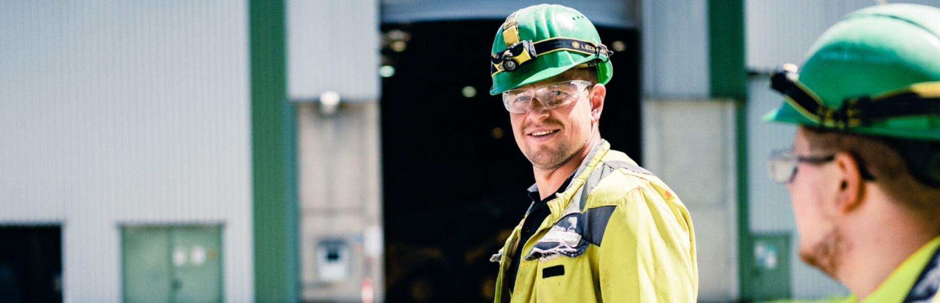 Man wearing PPE