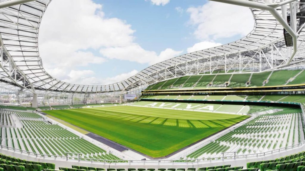 Aviva Stadium with 40% GGBS
